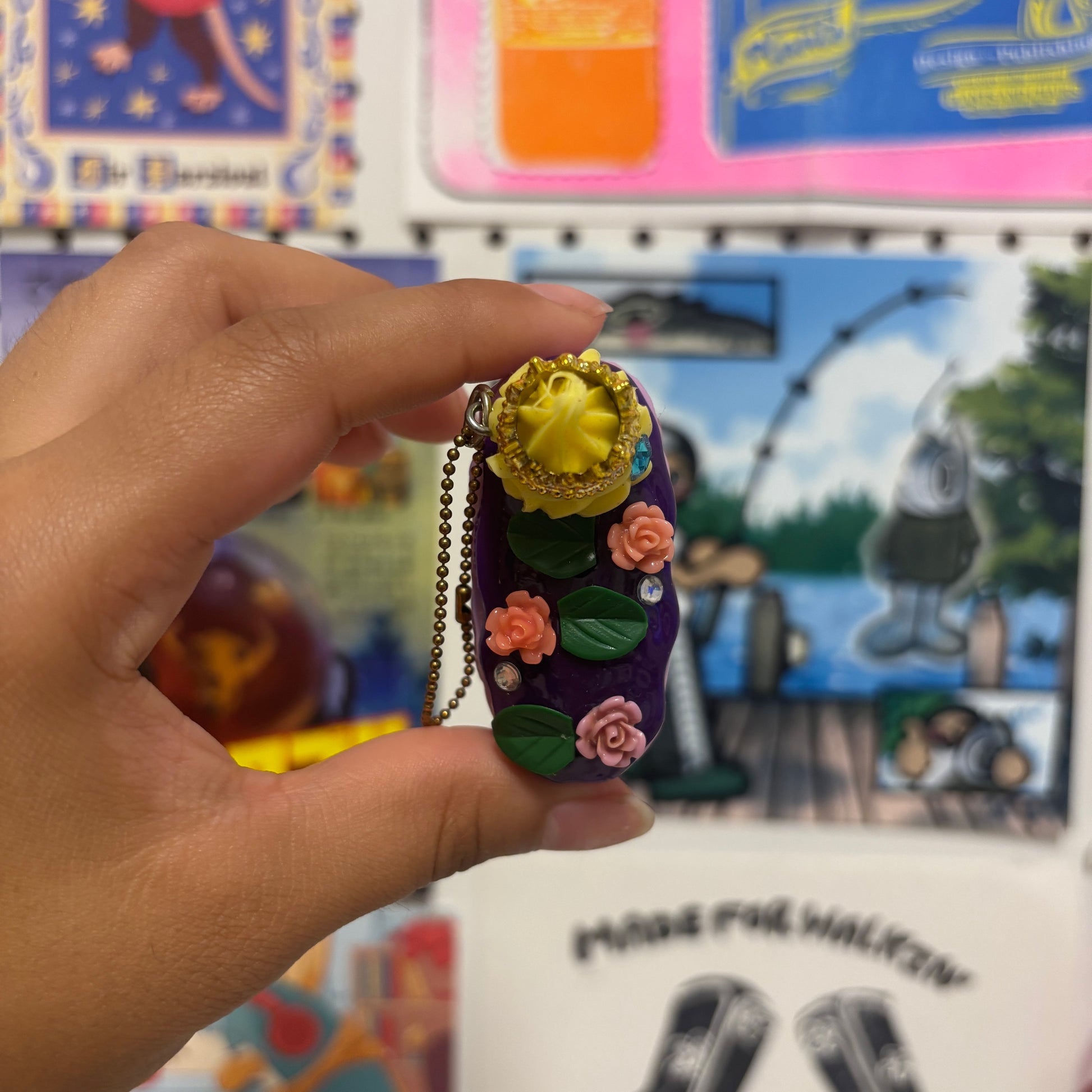 Purple Dessert Charm