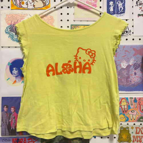 Aloha Kitty Shirt - Size Medium