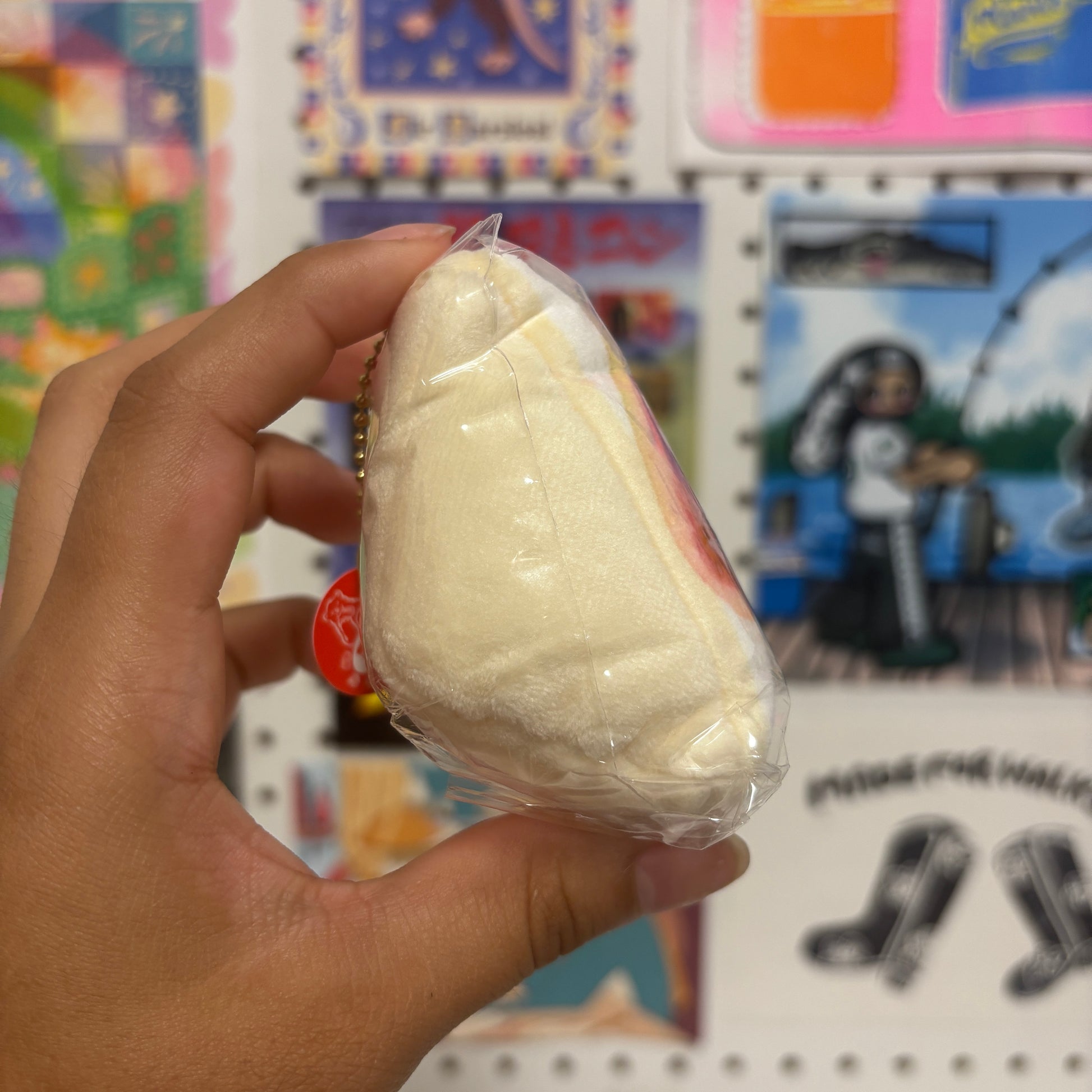 Fig Sandwich Plushie Keychain