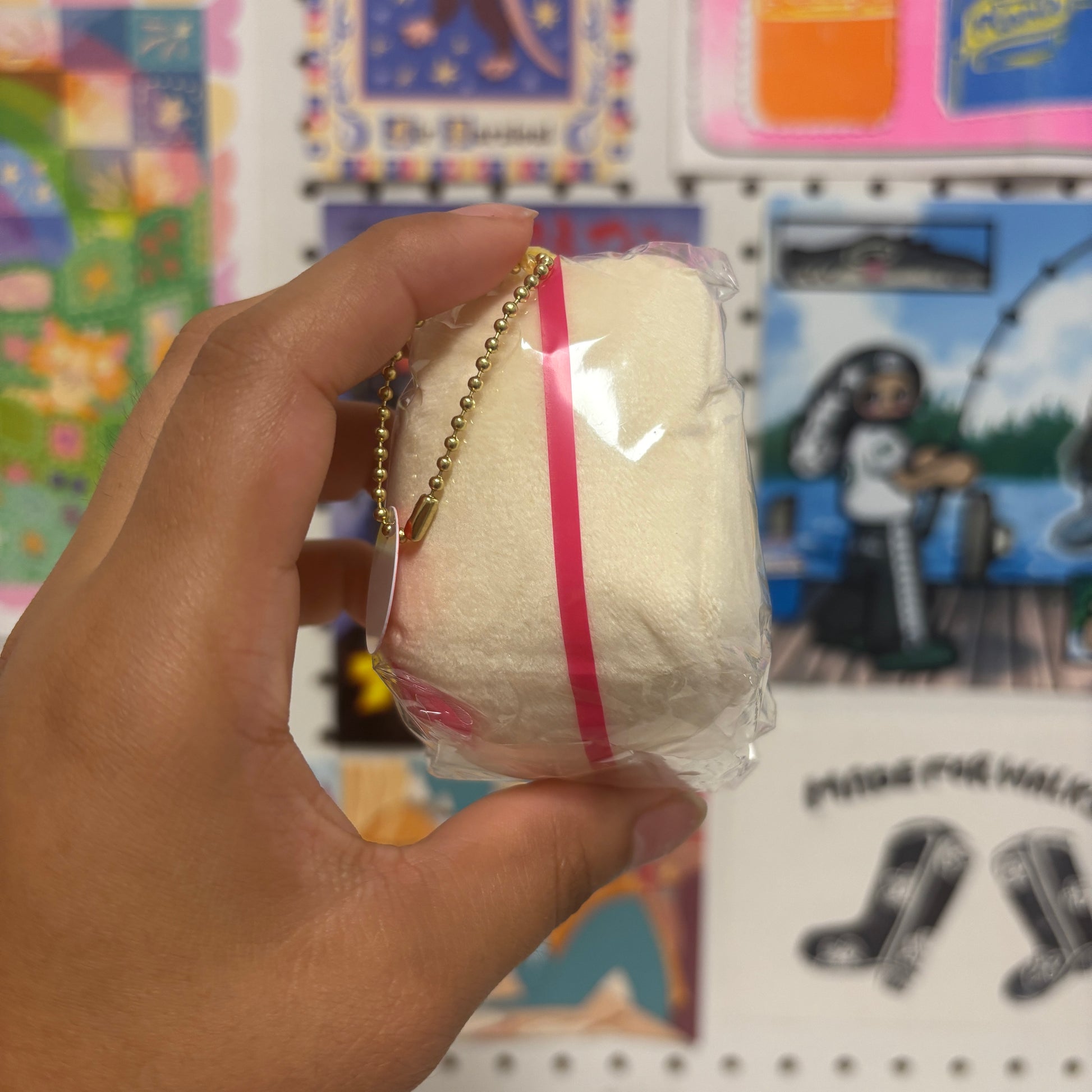 Fig Sandwich Plushie Keychain