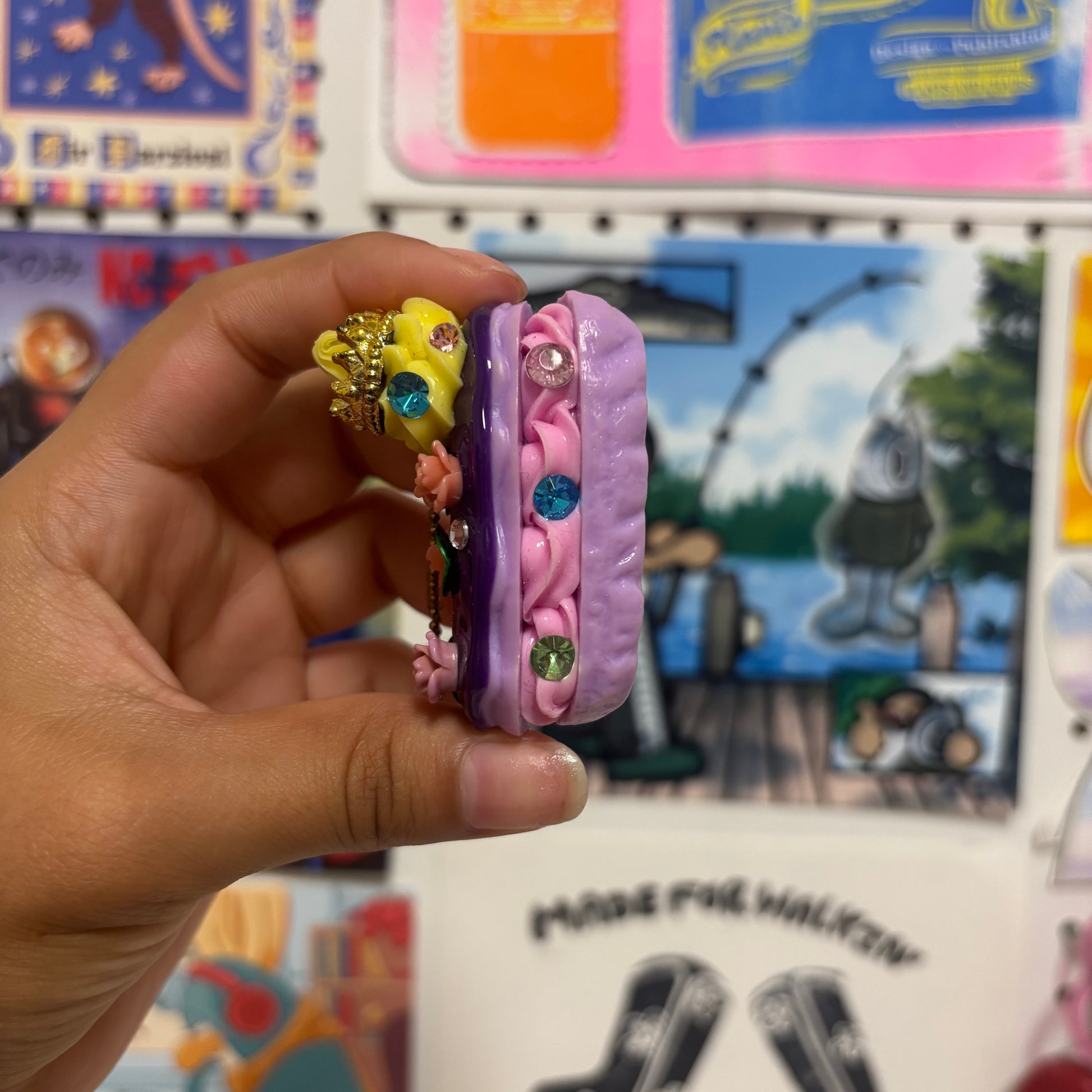 Purple Dessert Charm