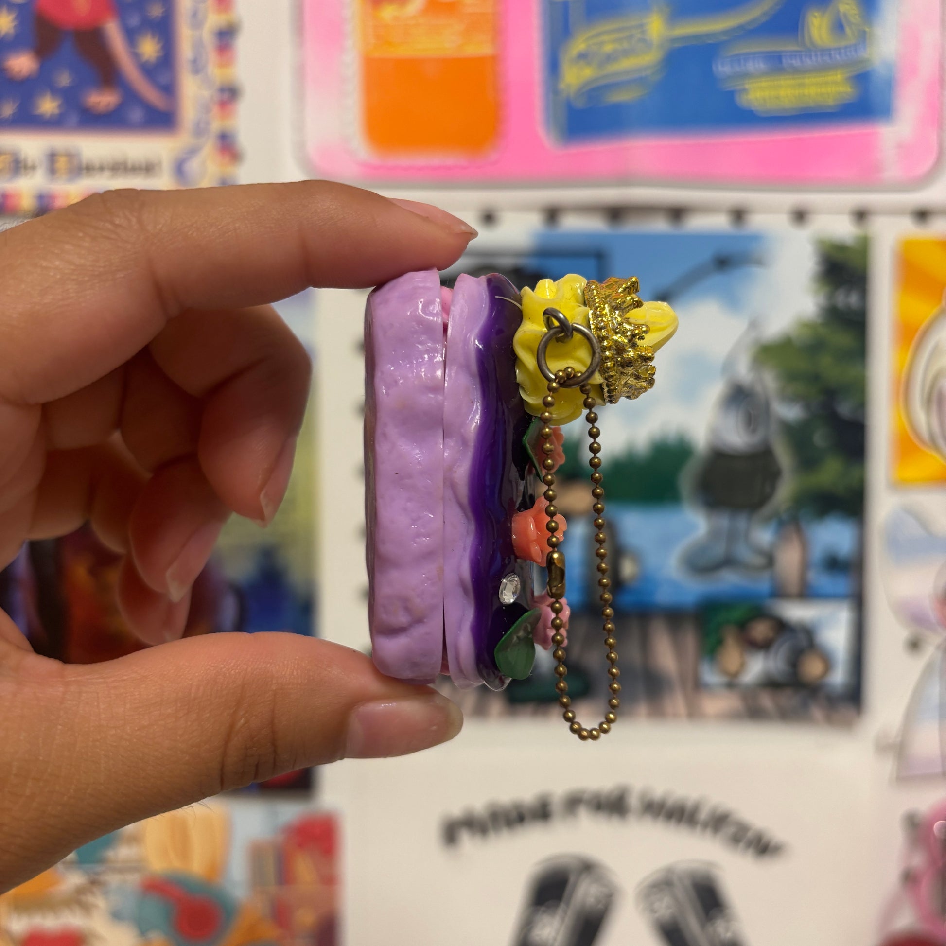 Purple Dessert Charm