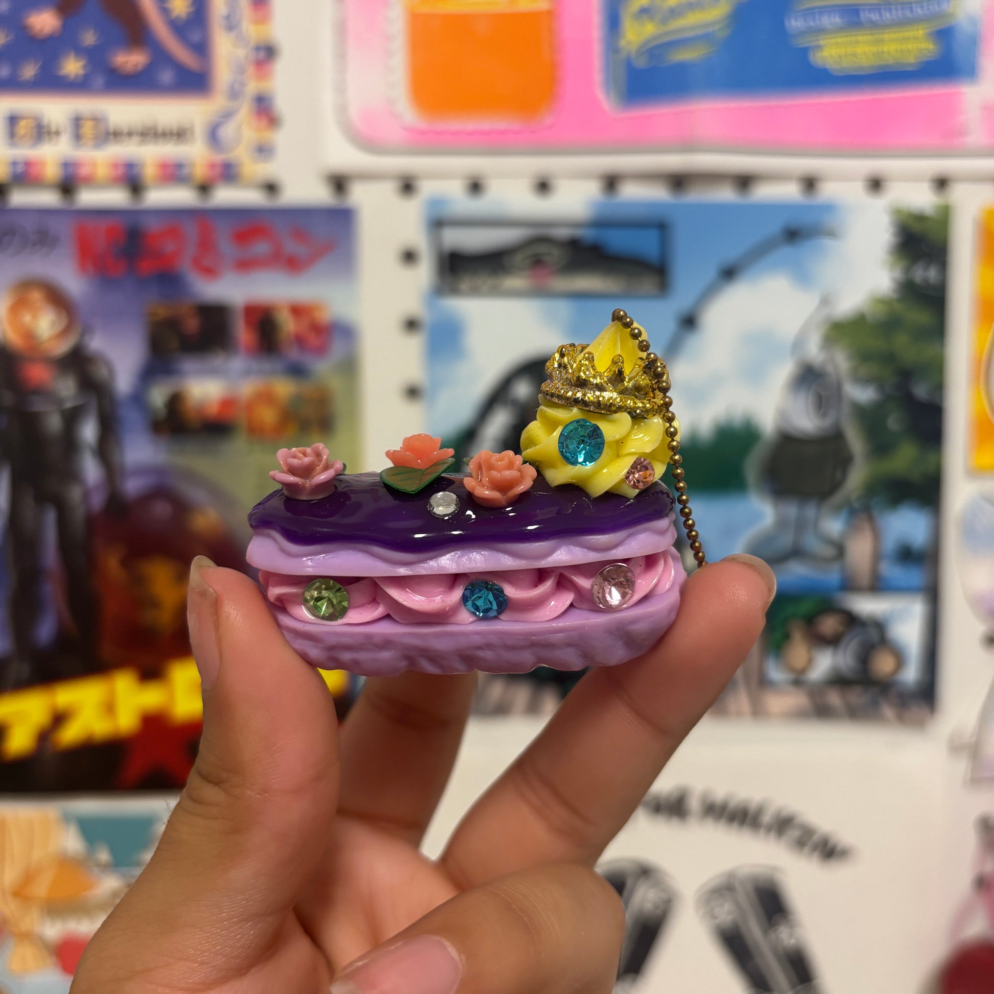 Purple Dessert Charm