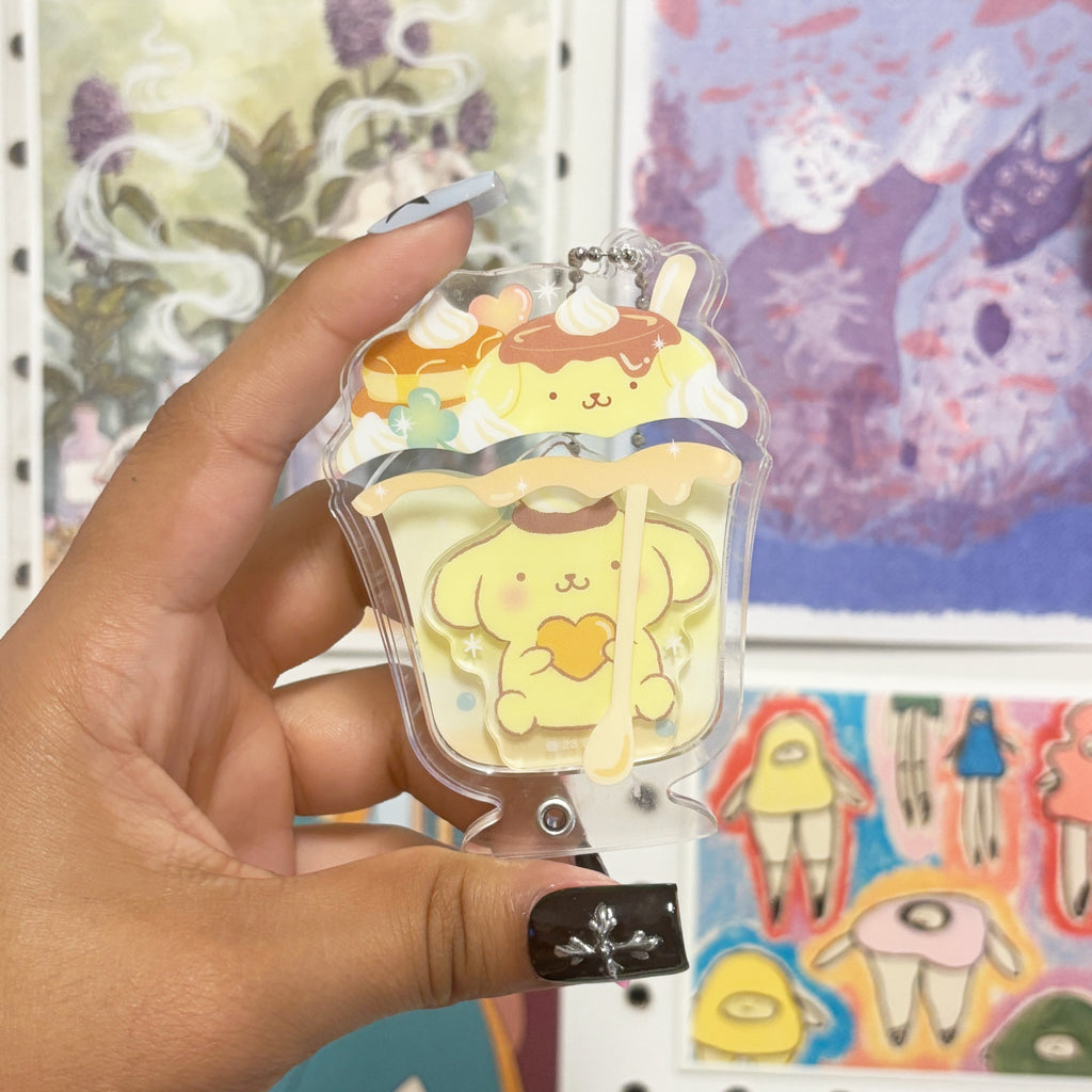Pompompurin Acrylic Charm