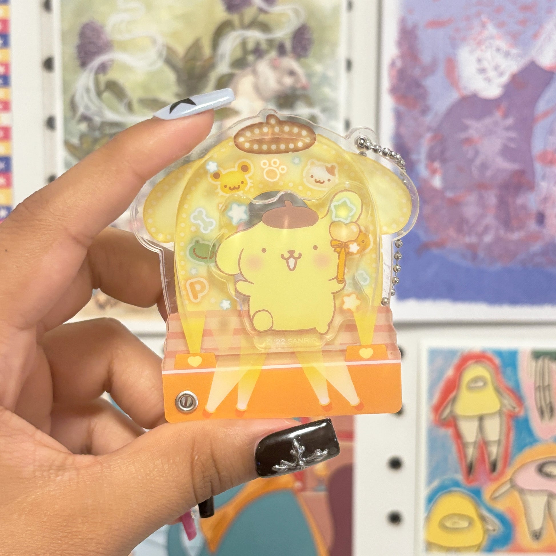 Pompompurin Acrylic Charm