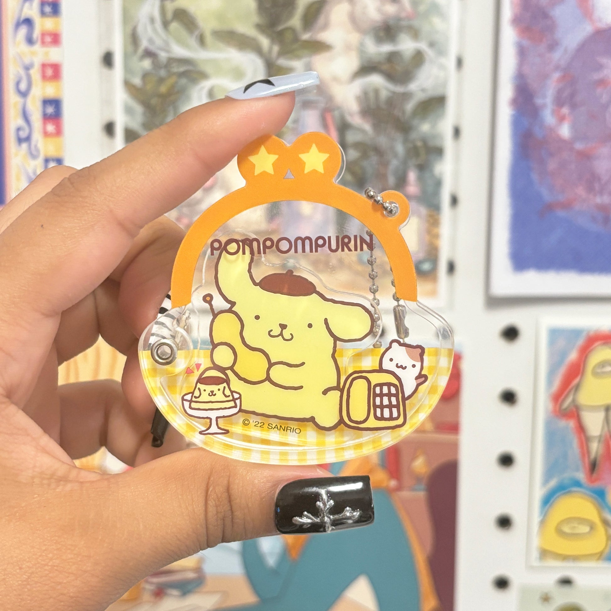 Pompompurin Acrylic Charm