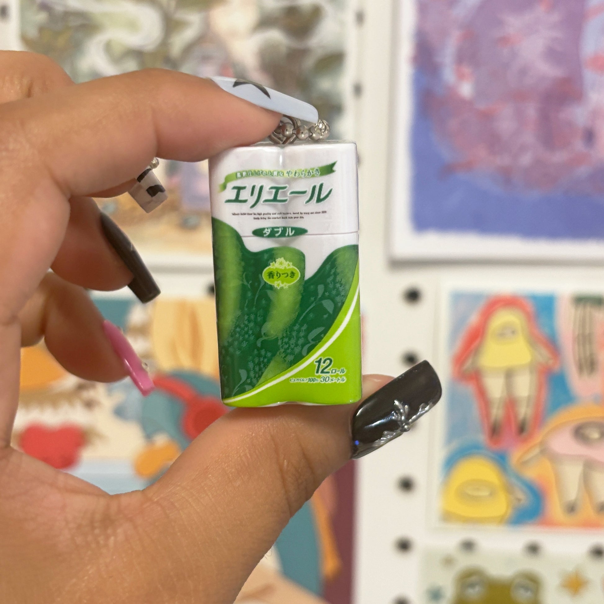 Toilet Paper Gacha Keychain