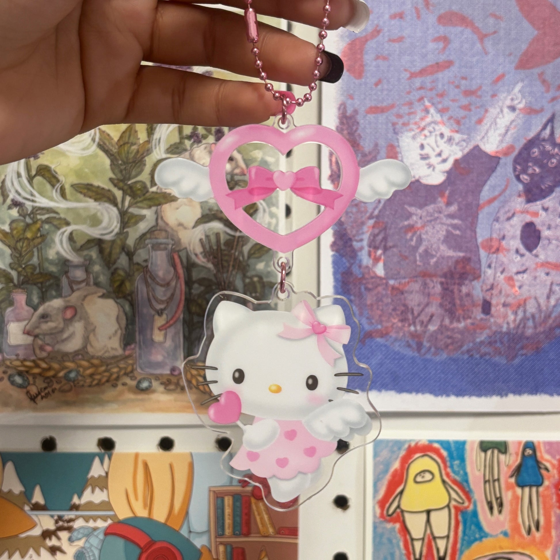 Hello Kitty Acrylic Charm