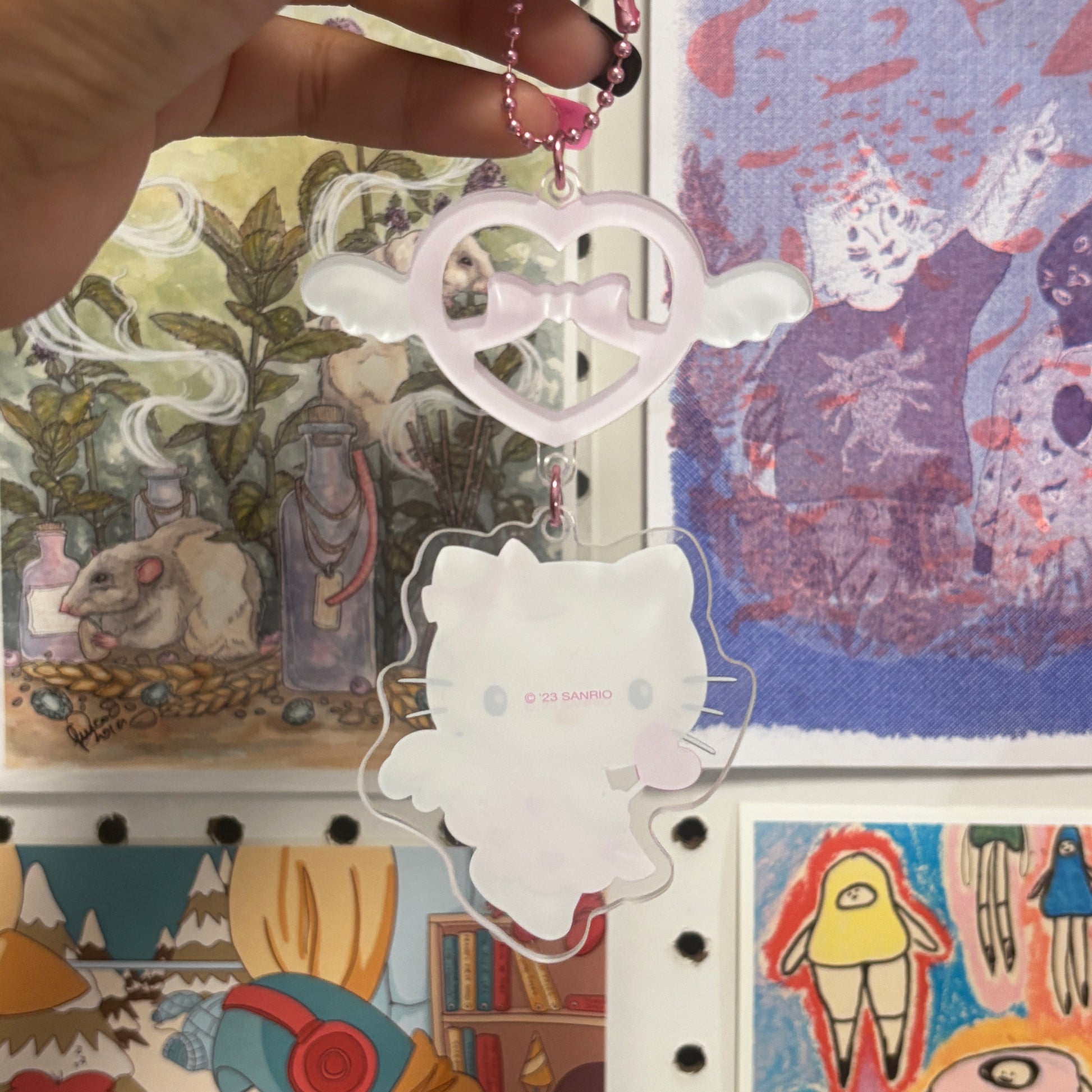Hello Kitty Acrylic Charm